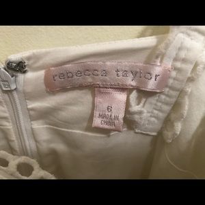 Rebecca Taylor spring white dress
